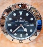 Best Fake Rolex Submariner Wall Clock / Black Face Transparent Bezel